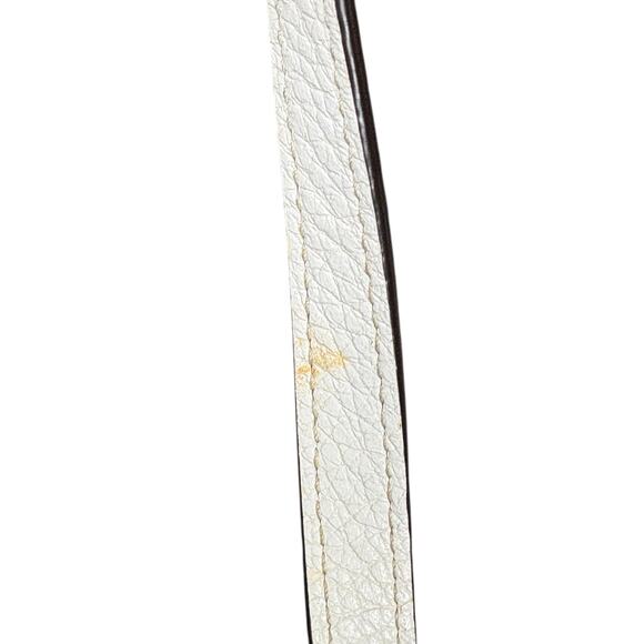 Kate Spade Leila Flap Striped Canvas Backpack Pebbled Leather Pink White main image 6